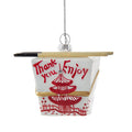 Chinese Take - Out Box Glass Ornament - Che Cose Belle