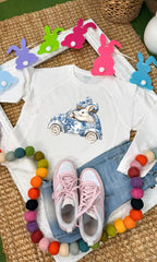 Chinoiserie Doodle Bug Easter Long Sleeve Edgy Graphic Shirt - Che Cose Belle