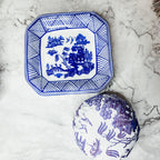 Chinoiserie Soap And Trinket Dish Set - Decorative Ceramic Soap Tray Gift