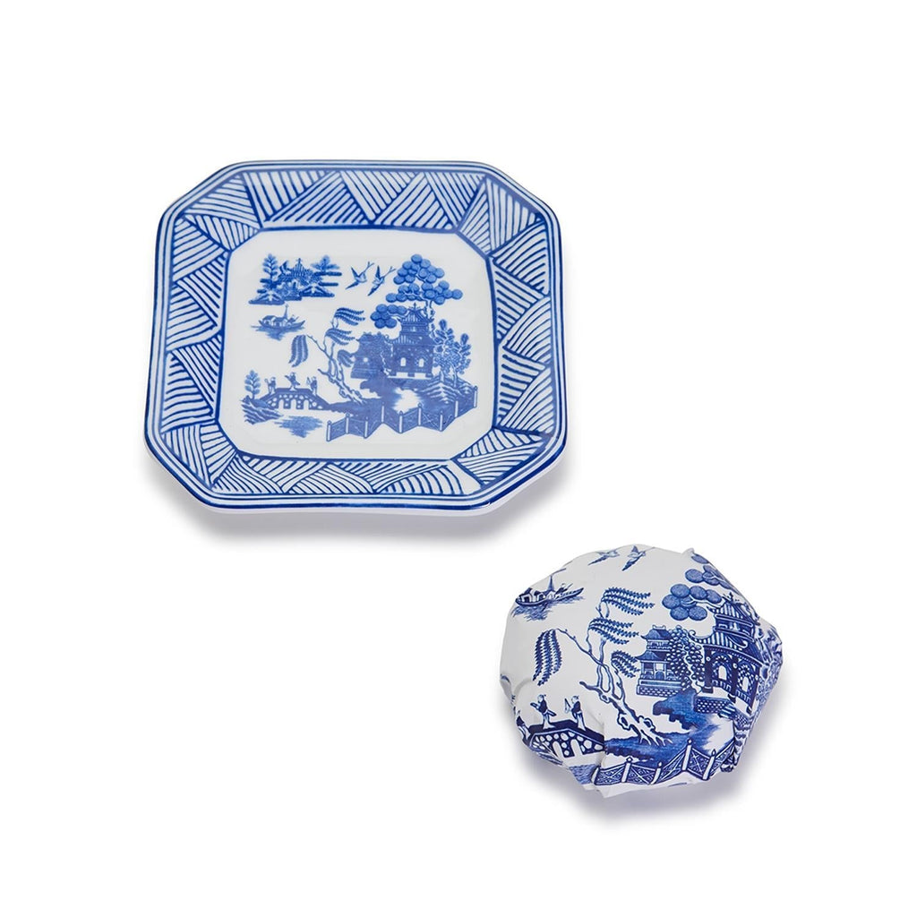 Chinoiserie Soap And Trinket Dish Set - Decorative Ceramic Soap Tray Gift