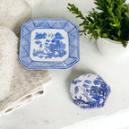Chinoiserie Soap And Trinket Dish Set - Decorative Ceramic Soap Tray Gift