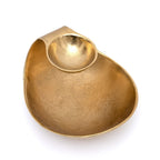 Chip and Dip Serving Bowl Gold Brass Tiered Snack, Candy & Salad Bowl - Che Cose Belle
