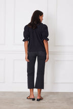 Chloe Shirt in Black Solid - Che Cose Belle