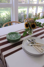 Chocolate Stripe Table Runner - Che Cose Belle