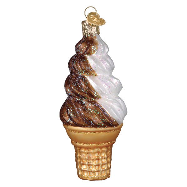 Chocolate Swirl Soft Serve Ornament - Che Cose Belle