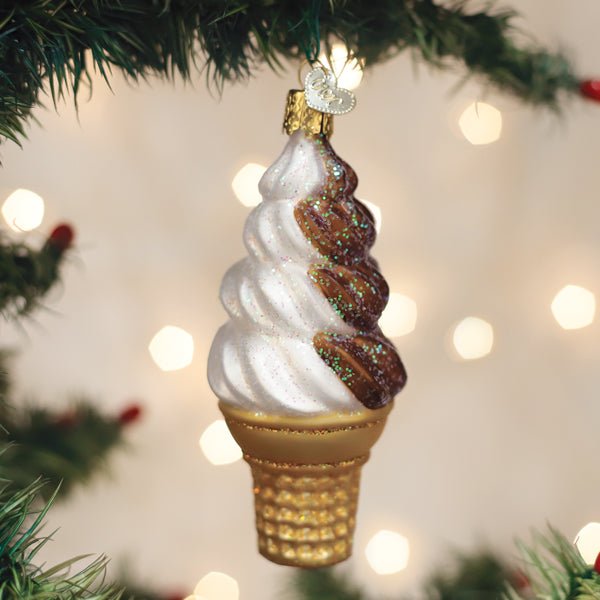 Chocolate Swirl Soft Serve Ornament - Che Cose Belle