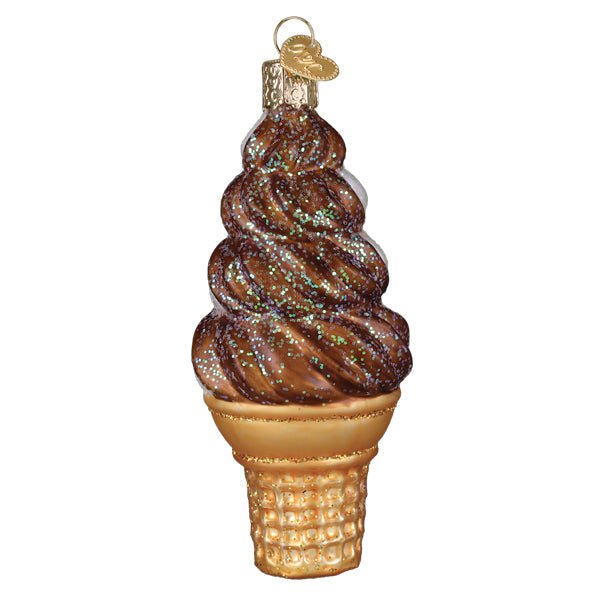 Chocolate Swirl Soft Serve Ornament - Che Cose Belle