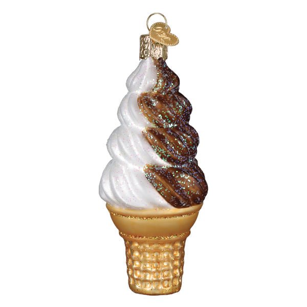 Chocolate Swirl Soft Serve Ornament - Che Cose Belle