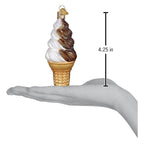Chocolate Swirl Soft Serve Ornament - Che Cose Belle