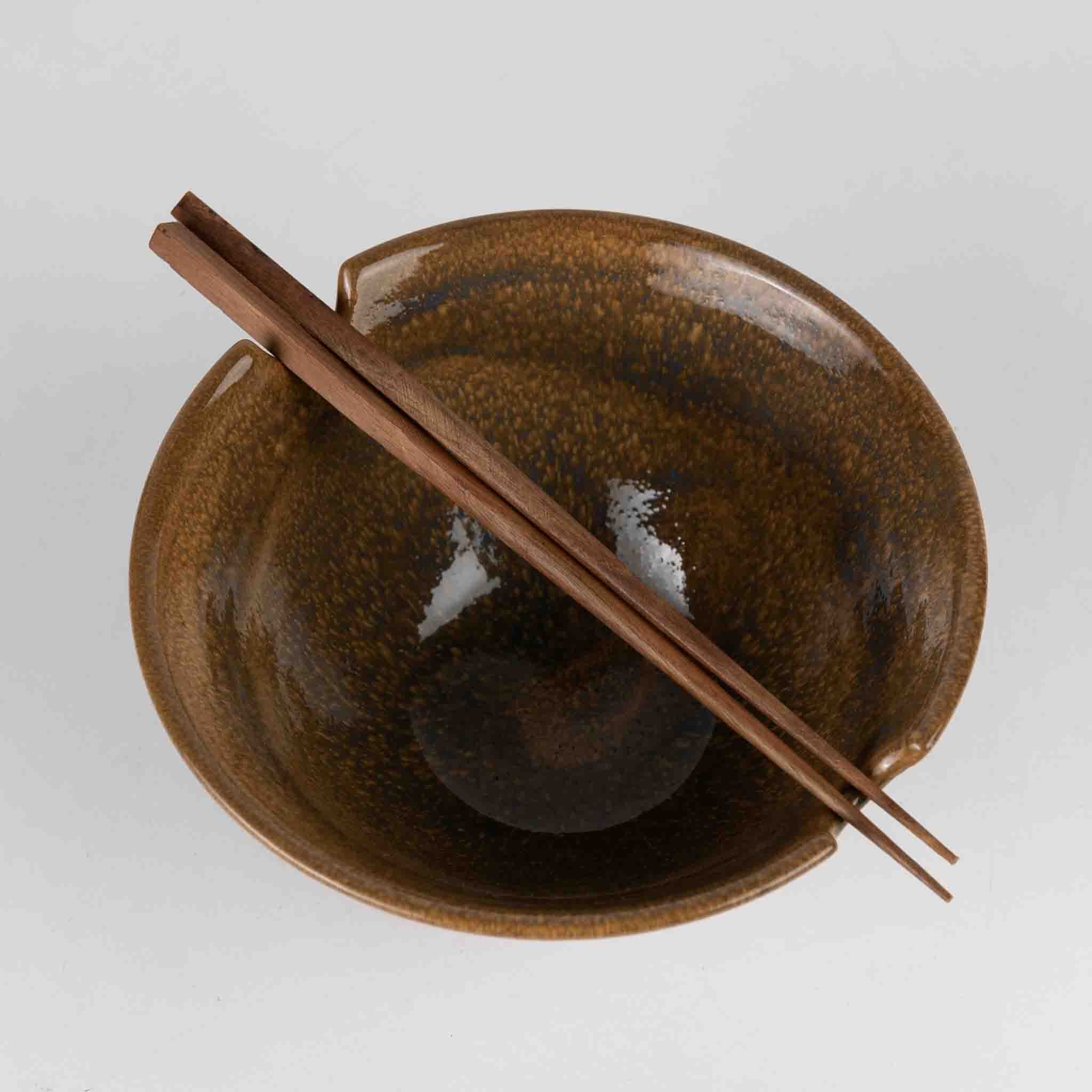 Chopsticks & Terracotta Bowl Set - Che Cose Belle