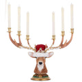 Christmas Ball Deer Head Candelabra by Katherine's Collection - Che Cose Belle