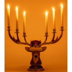 Christmas Ball Deer Head Candelabra by Katherine's Collection - Che Cose Belle