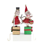 Christmas Ball Mouse Stocking Holder Assortment of 2 by Katherine's Collection - Che Cose Belle