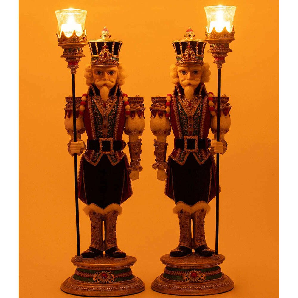 Christmas Ball Nutcracker Votive Assortment of 2 by Katherine's Collection - Che Cose Belle