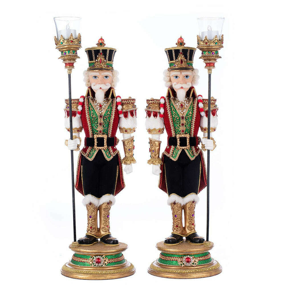 Christmas Ball Nutcracker Votive Assortment of 2 by Katherine's Collection - Che Cose Belle