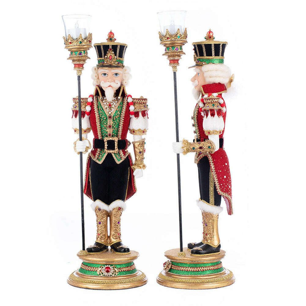 Christmas Ball Nutcracker Votive Assortment of 2 by Katherine's Collection - Che Cose Belle
