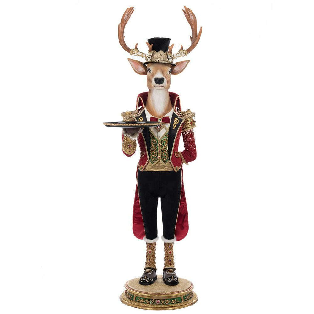 Christmas Ball Reindeer Butler 48-Inch by Katherine's Collection - Che Cose Belle