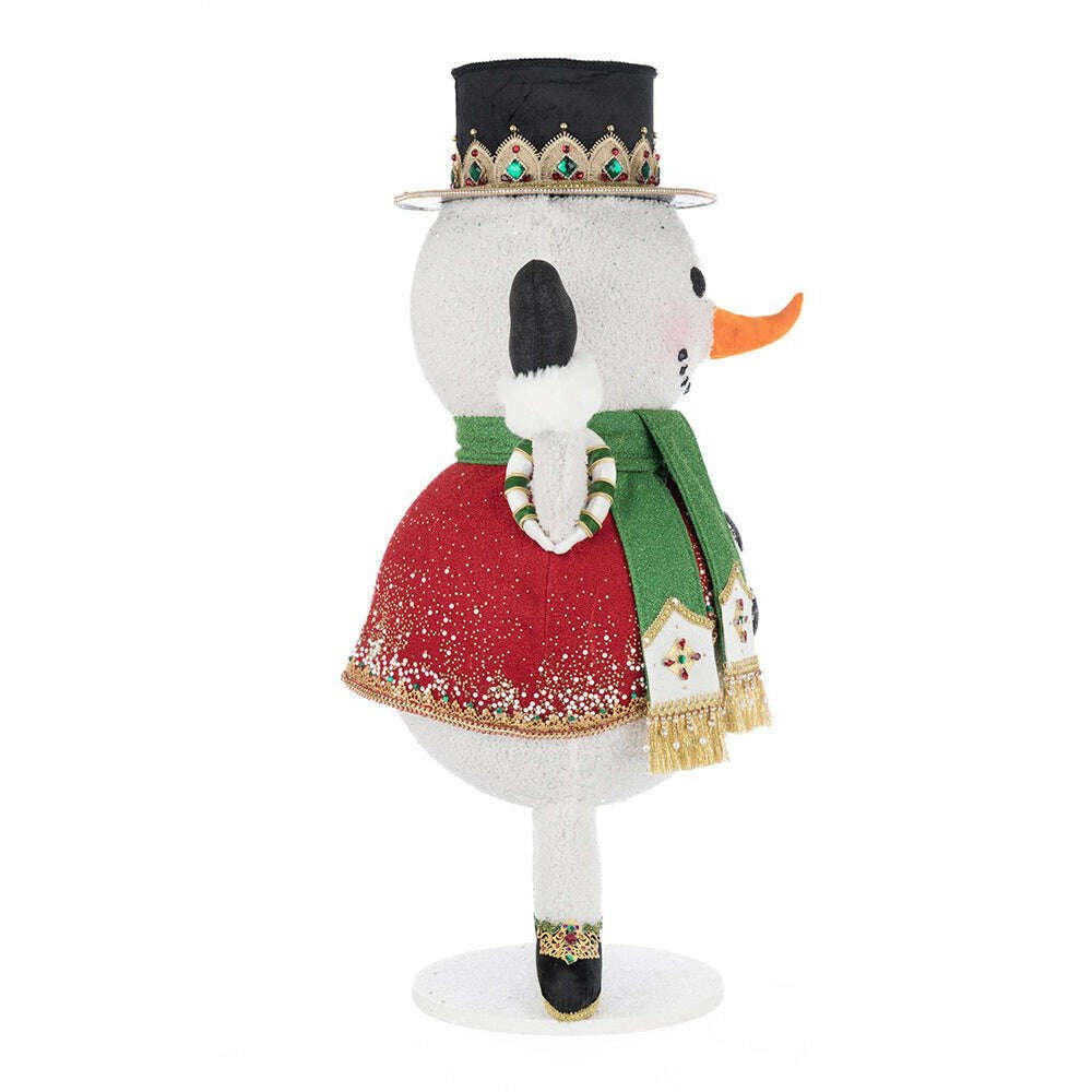 Christmas Ball Snowman Candy Container by Katherine's Collection - Che Cose Belle