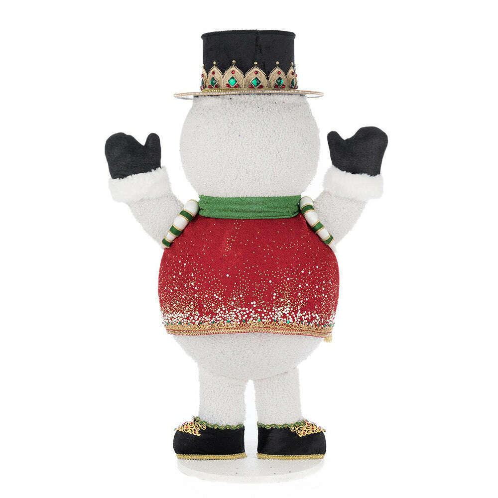 Christmas Ball Snowman Candy Container by Katherine's Collection