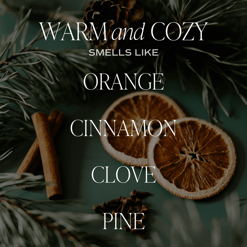 Christmas Candle Gift Box Set (Christmas, Warm and Cozy, Fraser Fir) - Che Cose Belle