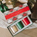 Christmas Candle Gift Box Set (Christmas, Warm and Cozy, Fraser Fir) - Che Cose Belle