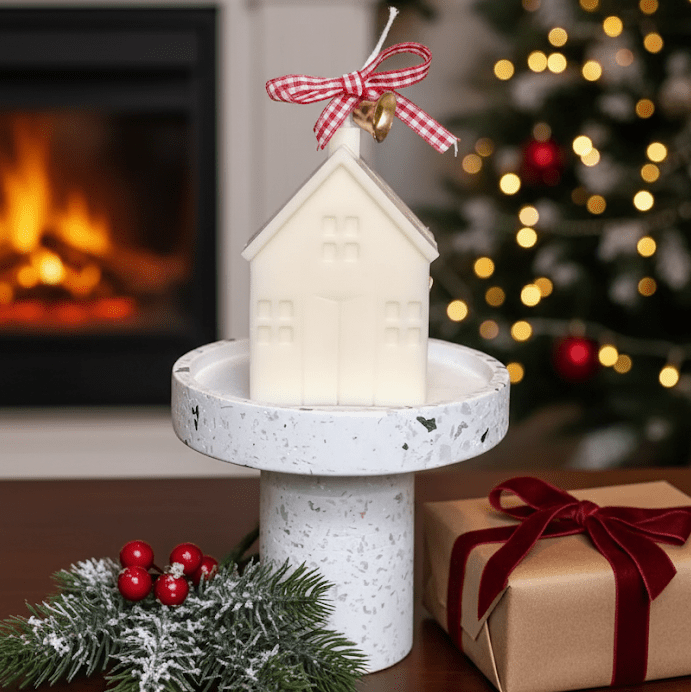 Christmas Candle | Handmade Candle | Cottage Candle - Che Cose Belle