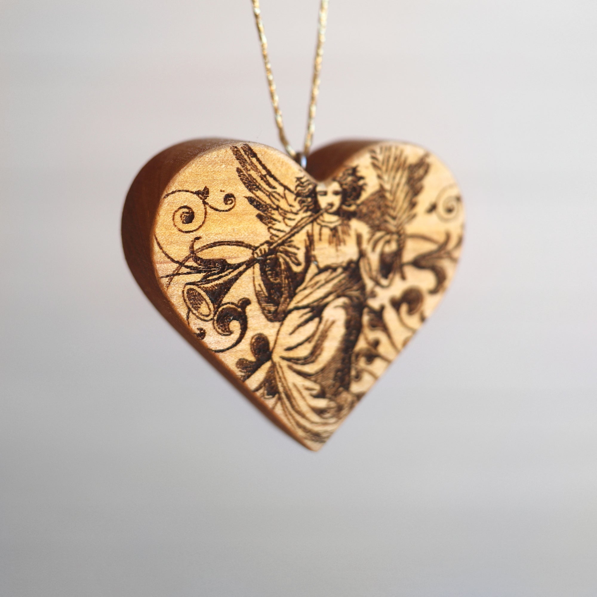 Christmas Carol Heart Ornaments - Che Cose Belle