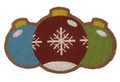 Christmas Coir Doormat - Ornament Trio - Che Cose Belle