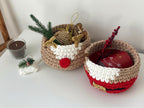 Christmas Deer and Santa Baskets - Che Cose Belle