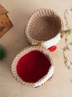Christmas Deer and Santa Baskets - Che Cose Belle