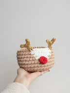 Christmas Deer and Santa Baskets - Che Cose Belle