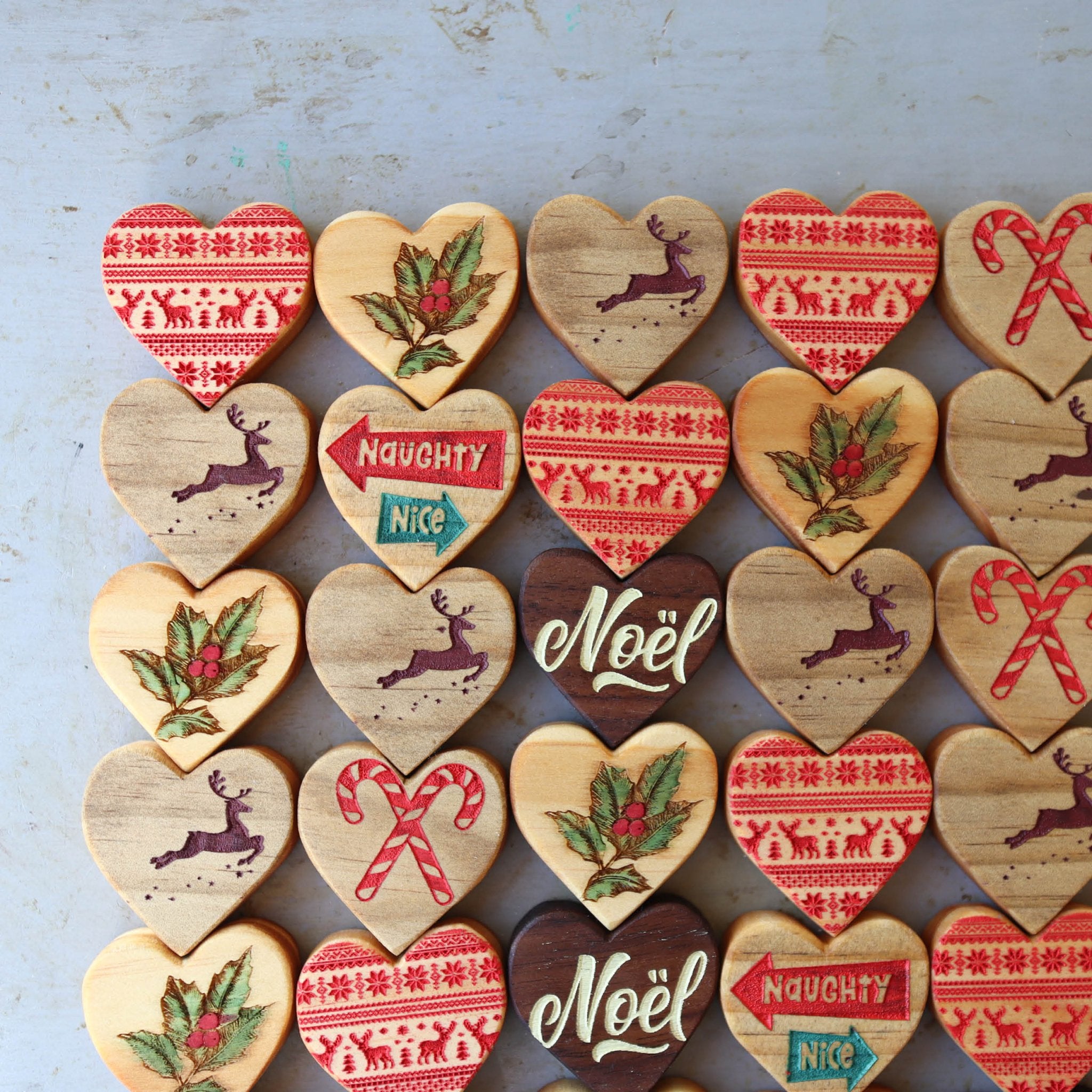Christmas Hearts :: Engraved Sets - Che Cose Belle