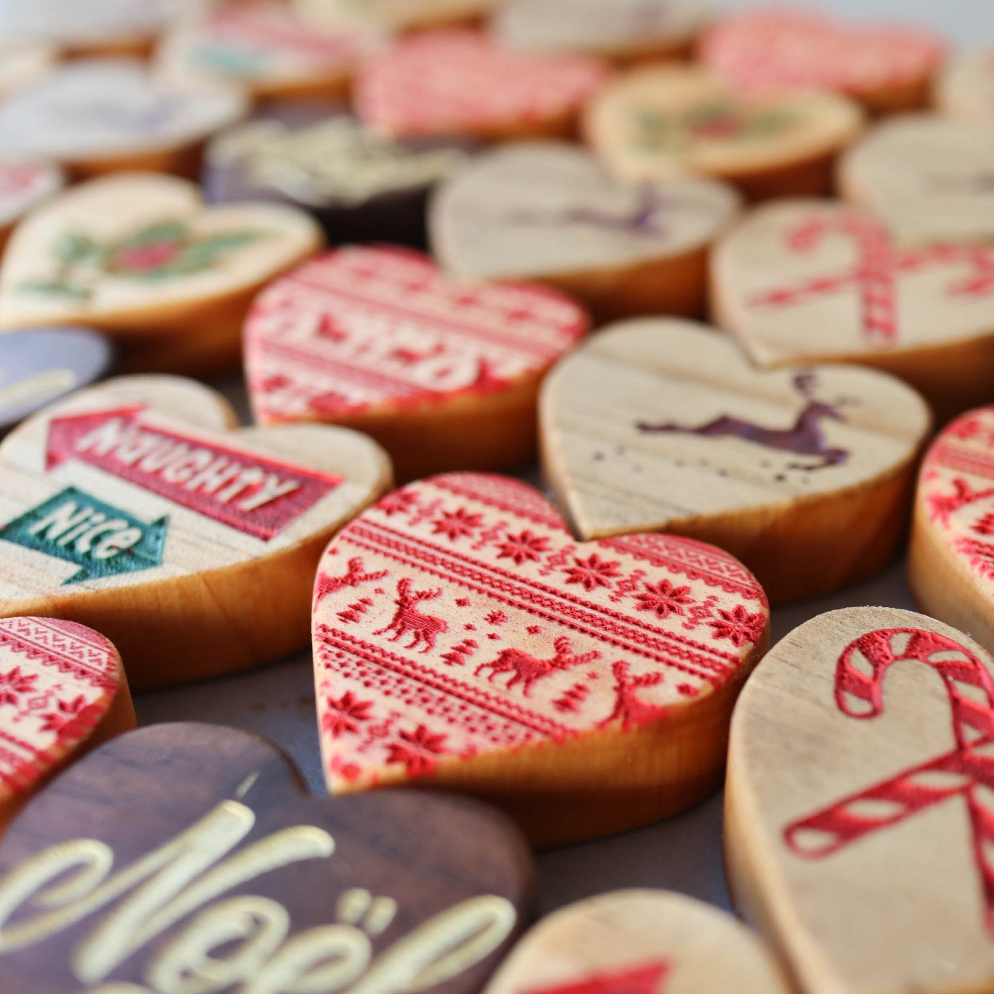 Christmas Hearts :: Engraved Sets - Che Cose Belle