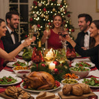 Christmas Holiday Wine Glasses Set of 5 – 20oz Goblets - Che Cose Belle
