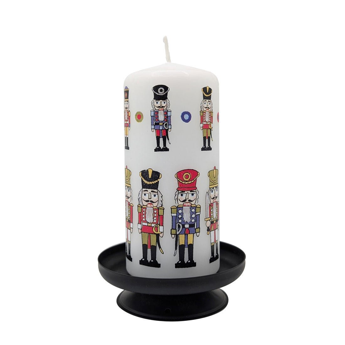 Christmas Nutcracker Pillar Candle - Che Cose Belle