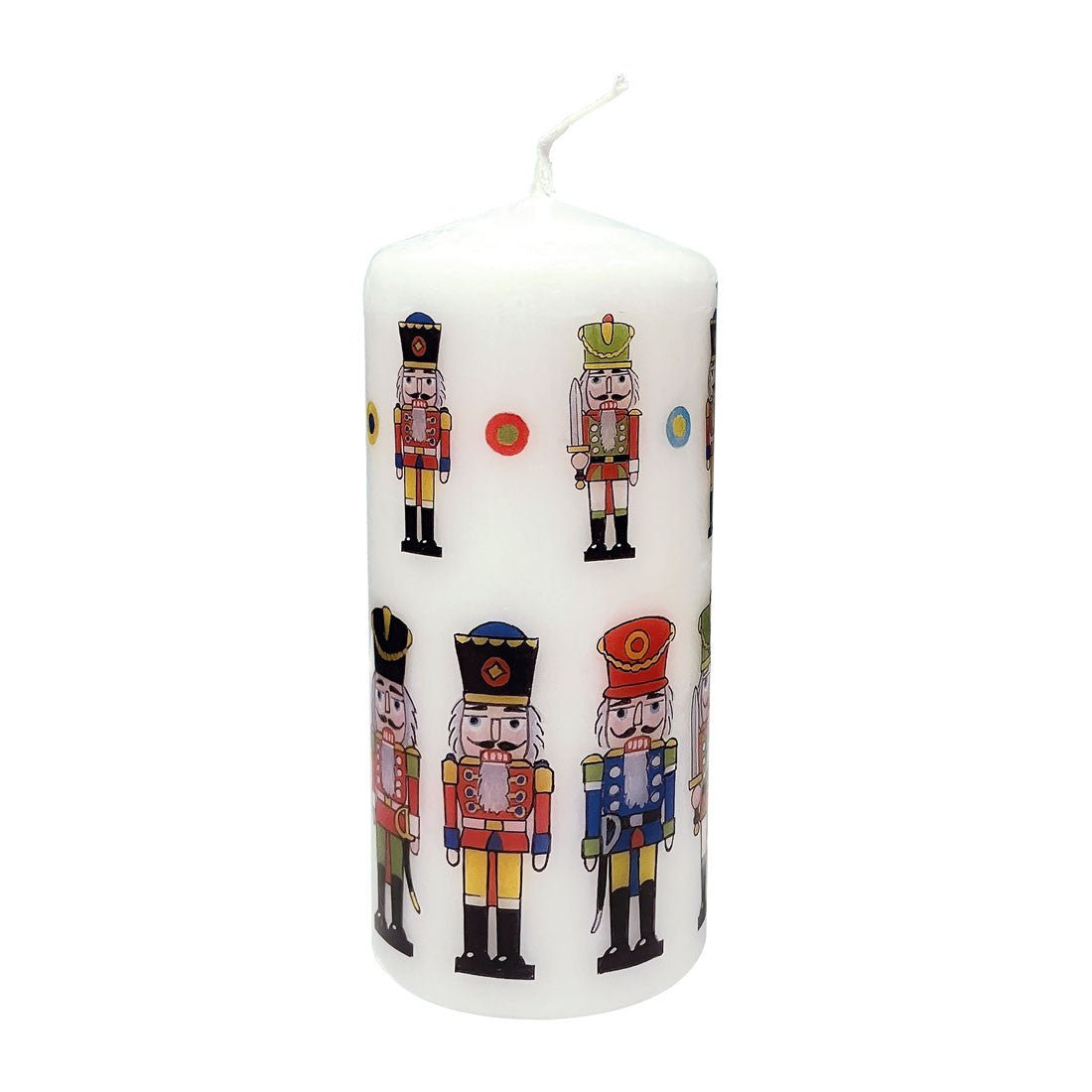 Christmas Nutcracker Pillar Candle - Che Cose Belle