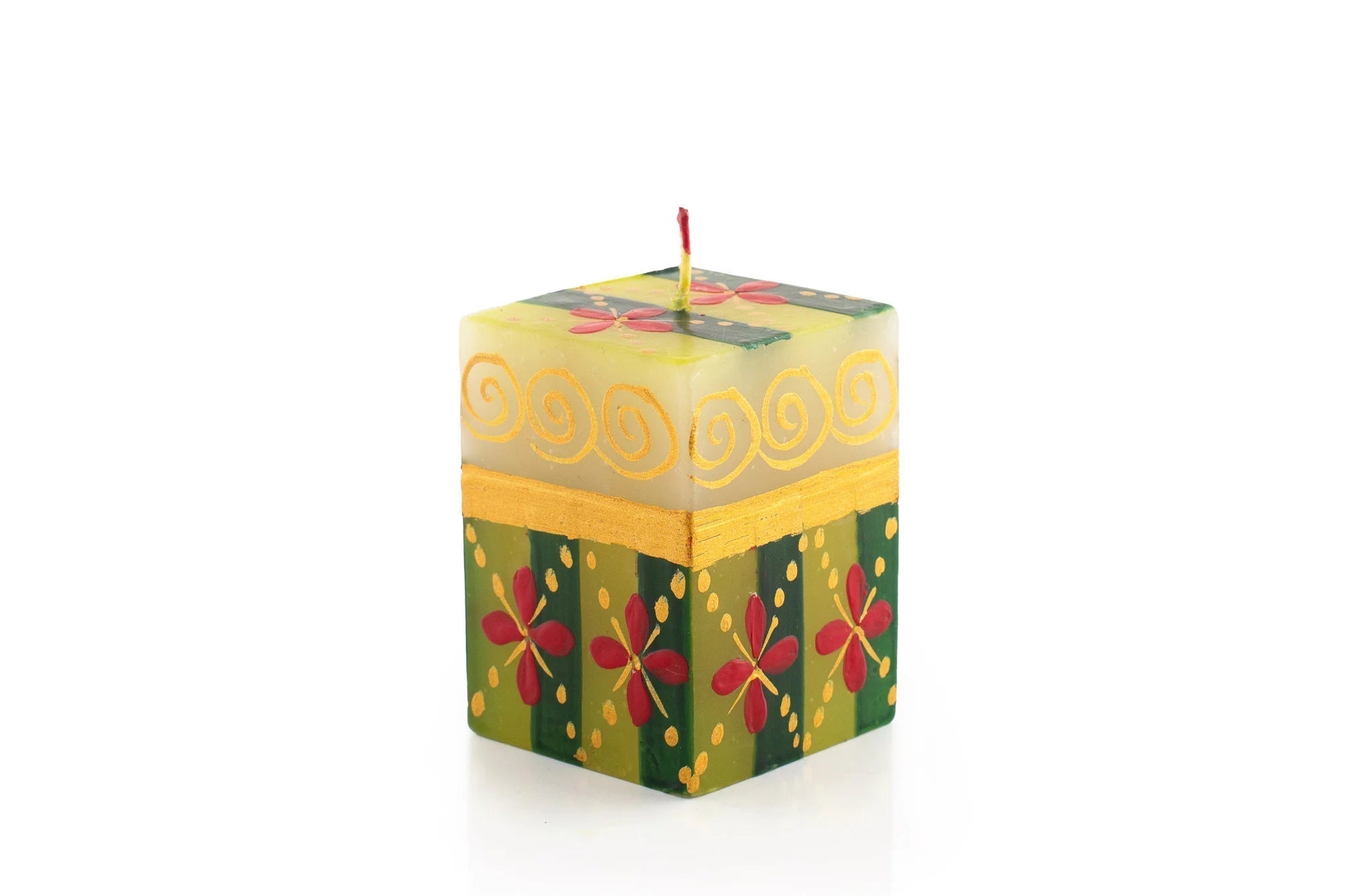 Christmas Painted Candles - Che Cose Belle