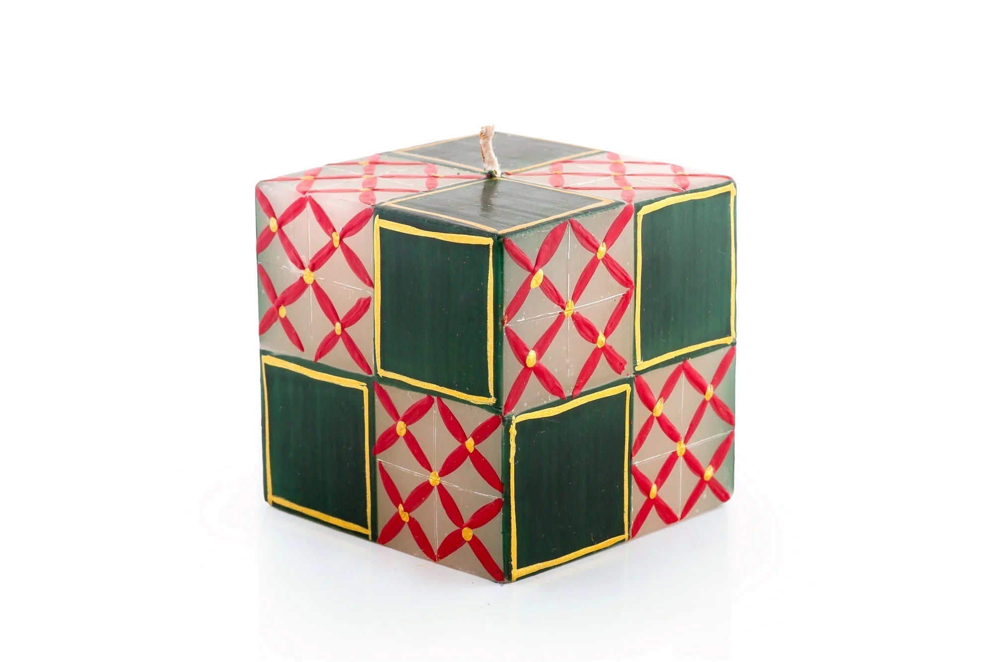 Christmas Painted Candles - Che Cose Belle