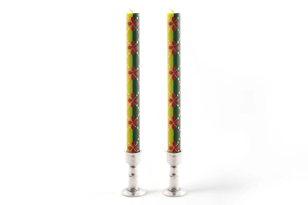 Christmas Painted Candles - Che Cose Belle