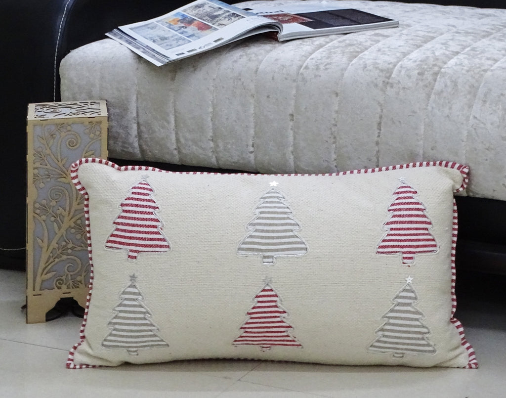 Christmas Pillow Colorful Tree 14" x 24" - Che Cose Belle
