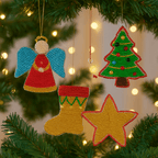 Christmas Stocking Ornament (Set of 3) - Che Cose Belle