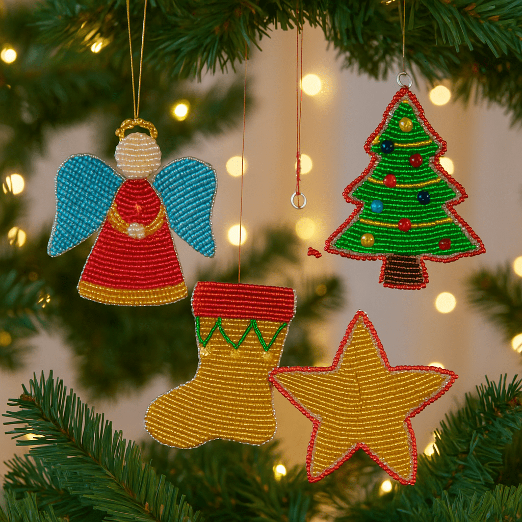 Christmas Stocking Ornament (Set of 3) - Che Cose Belle