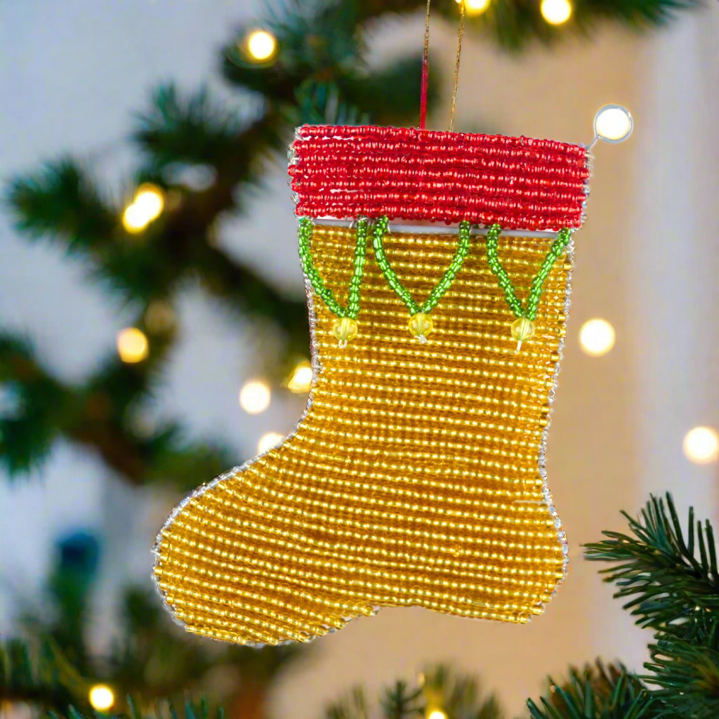 Christmas Stocking Ornament (Set of 3) - Che Cose Belle