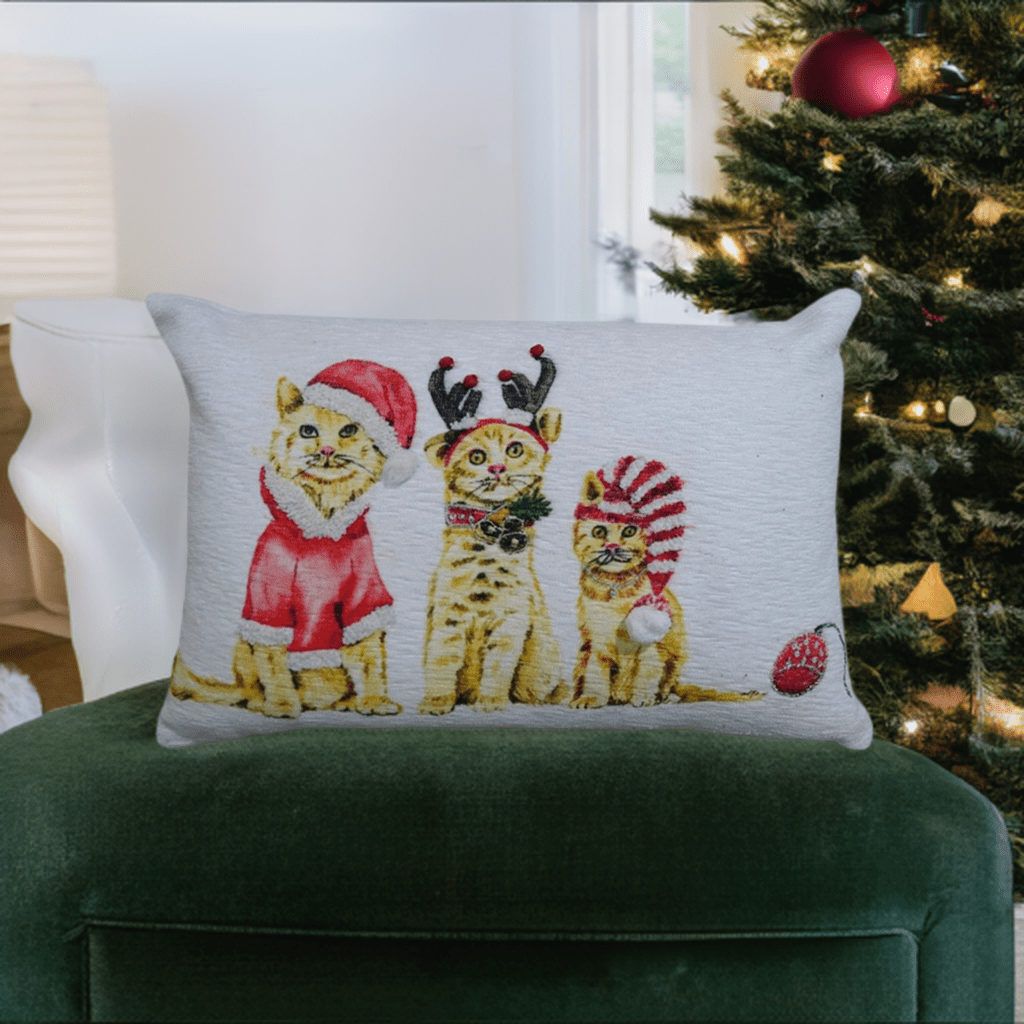 Christmas Throw Pillow for couch 14"x 20" - Che Cose Belle