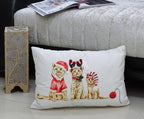 Christmas Throw Pillow for couch 14"x 20" - Che Cose Belle