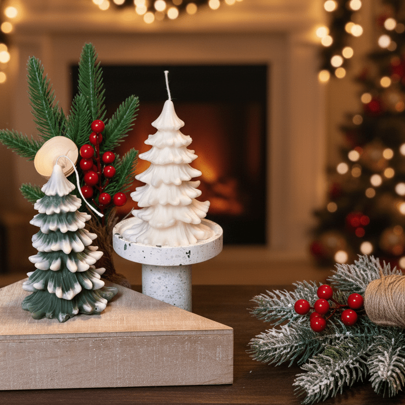 Christmas Tree Cedar Candles | Handcrafted in USA - Che Cose Belle