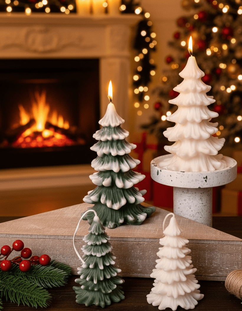 Christmas Tree Cedar Candles | Handcrafted in USA - Che Cose Belle