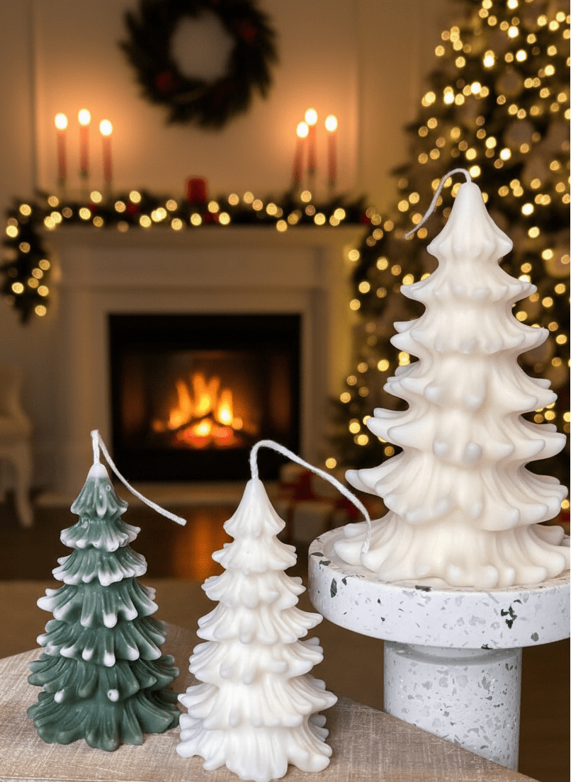 Christmas Tree Cedar Candles | Handcrafted in USA - Che Cose Belle