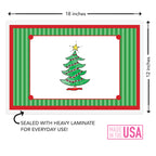 Christmas Tree Kids Placemat - Che Cose Belle