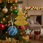 Christmas Tree Ornament (Set of 3) - Che Cose Belle